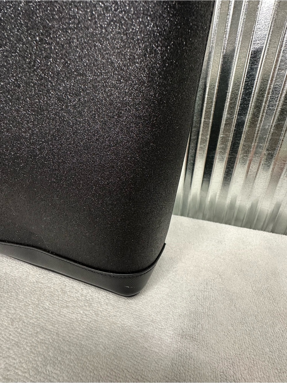 Kate Spade Black Glitter Tote Bag - Picture 3 of 15
